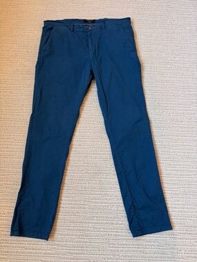 Matchstick Men's Casual Pant (36W x 31L Peacock Blue)